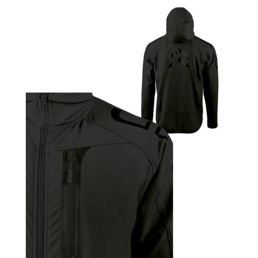 Softshell jacket DYNAMIC FORCE FLEX-TECH BLACK