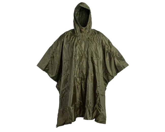 Poncho BASIC rip-stop OLIVE