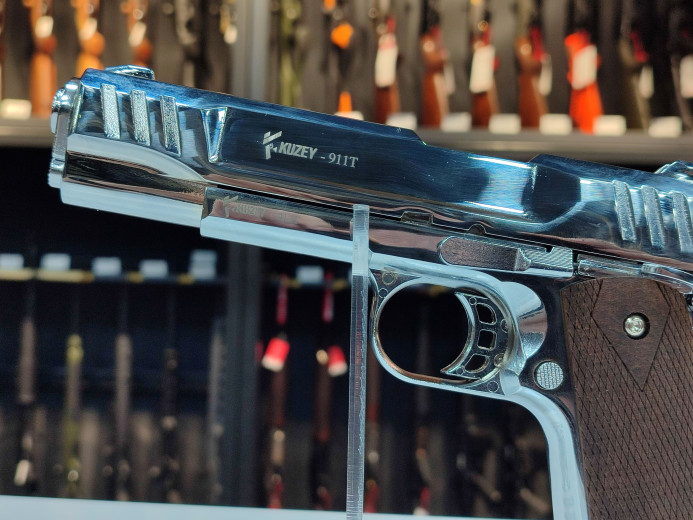 SIGNALNI PIŠTOLJ KUZEY ARMS 911T  CHROME BLANK 9mm (P.A.K)
