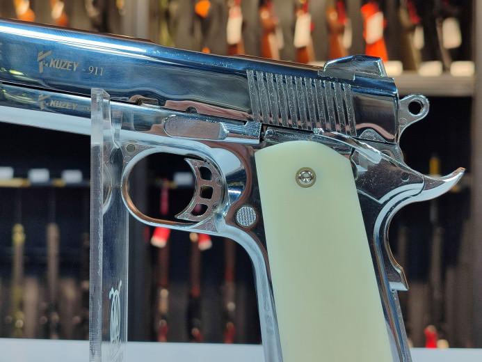 SIGNALNI PIŠTOLJ KUZEY ARMS 911 CHROME BLANK 9mm (P.A.K)