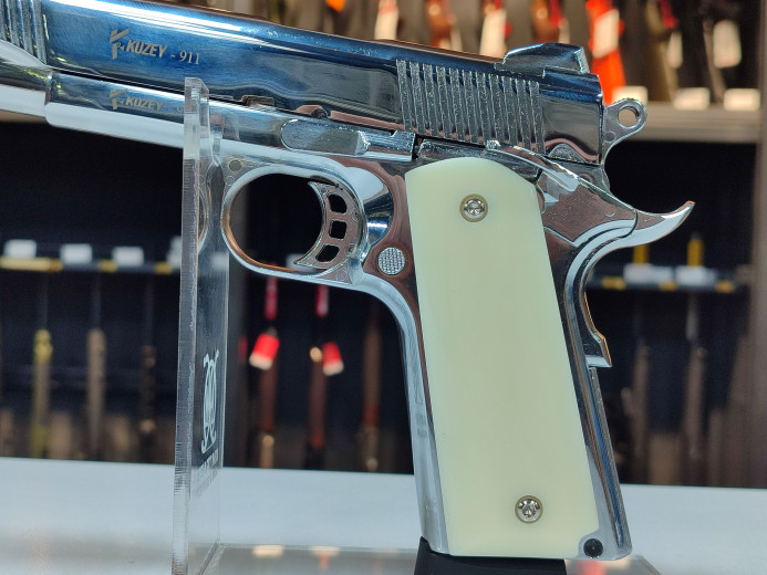 SIGNALNI PIŠTOLJ KUZEY ARMS 911 CHROME BLANK 9mm (P.A.K)