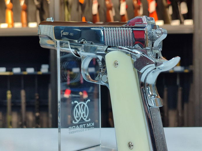 SIGNALNI PIŠTOLJ KUZEY ARMS 911 CHROME BLANK 9mm (P.A.K)