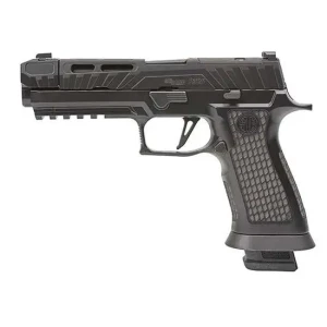 SIG SAUER P320, 9X19, 4.6IN, SPECTRE, BLK, STRIKER, X-RAY 3, LXG GRIP, (2) 21RD STEEL MAG, OPTIC READY, COMP, MAGWELL, CW