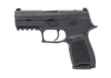 PIŠTOLJ SIG SAUER P320, 9MM, 3.9IN, BLK, STRIKER, SIGLITE, POLYMER GRIP, (2) 15RD STEEL MAG, OPTIC READY