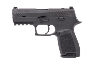 PIŠTOLJ SIG SAUER P320, 9MM, 3.9IN, BLK, STRIKER, SIGLITE, POLYMER GRIP, (2) 15RD STEEL MAG, OPTIC READY