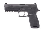 PIŠTOLJ SIG SAUER P320, 9MM, 4.7IN, BLK, STRIKER, SIGLITE, POLYMER GRIP, (2) 17RD STEEL MAG, OPTIC READY