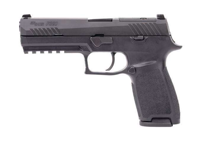 PIŠTOLJ SIG SAUER P320, 9MM, 4.7IN, BLK, STRIKER, SIGLITE, POLYMER GRIP, (2) 17RD STEEL MAG, OPTIC READY