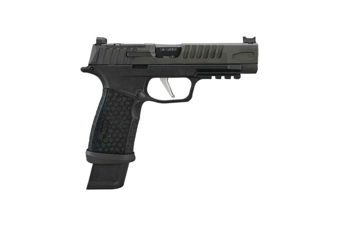 PIŠTOLJ SIG SAUER P365, 9MM, 4.3IN, BLK, STRIKER, FIBER OPT FRONT W/ BLK REAR, LXG GRIP, (1) 17RD (2) 21RD MAG, OPTIC READY, MAGWELL