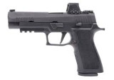 PIŠTOLJ SIG SAUER P320, 9MM, 4.7IN, X-SERIES, BLK, STRIKER, X-RAY 3, MOD POLY X GRIP, (2) 17RD STEEL MAG, ROMEO X PRO