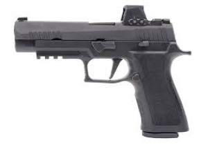 PIŠTOLJ SIG SAUER P320, 9MM, 4.7IN, X-SERIES, BLK, STRIKER, X-RAY 3, MOD POLY X GRIP, (2) 17RD STEEL MAG, ROMEO X PRO