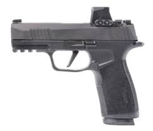 PIŠTOLJ SIG SAUER P365, 9MM, 3.7IN, X-SERIES, BLK, STRIKER, X-RAY 3 SIGHTS, POLYMER GRIP, (2) 17RD STEEL MAG, ROMEO-X COMPACT