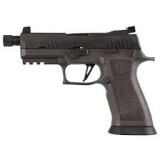 P320, 9MM, 4.6IN, LEGION, GRAY , STRIKER, X-RAY 3 ADJ SUPP SIGHTS, TXG GRIP, (3) 17RD STEEL MAG, THREADED (1/2-28 RH)