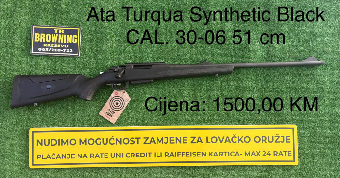 Ata Turqua Synthetic Black CAL. 30-06 51 cm