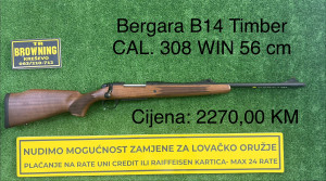 Bergara B14 Timber CAL. 308 WIN 56 cm