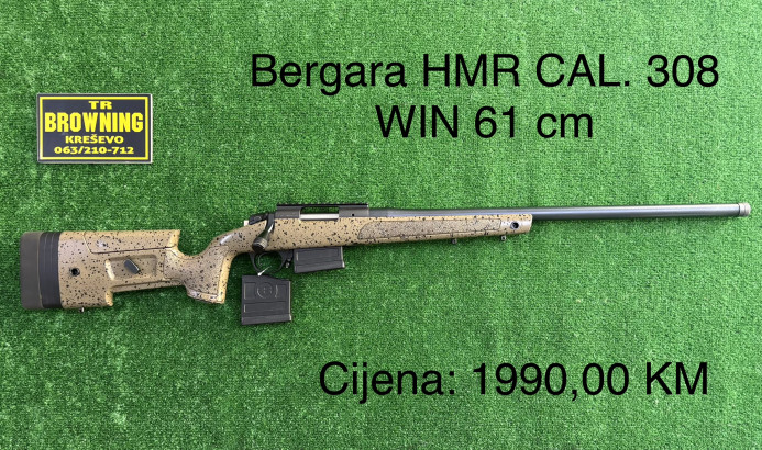 Bergara HMR CAL. 308 WIN + šina + dodatni okvir