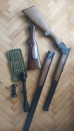 Kombinovana lovačka puška ZH 303 12/7x57R sa rezervnim cijevima