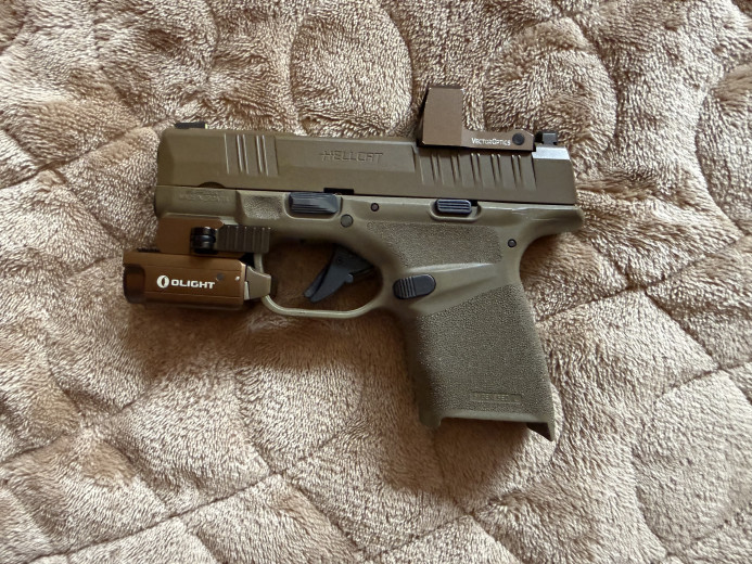HS H11 red dot i baterija