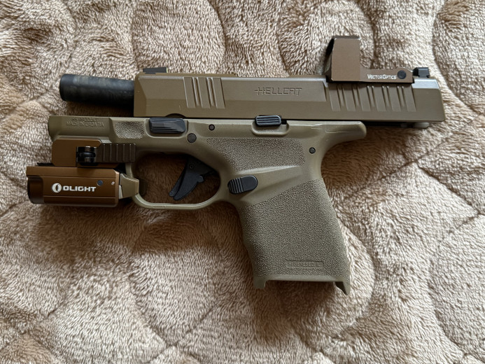 HS H11 red dot i baterija