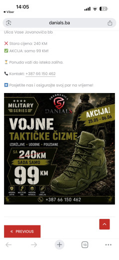 Taktička čizma Lowa