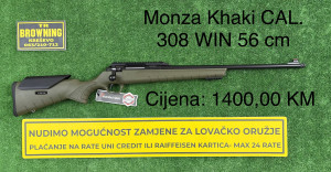 Monza Khaki CAL. 308 WIN 56 cm + gratis futrola