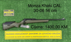 Monza Khaki CAL. 30-06 56 cm + gratis futrola i dodatni okvir