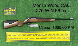 Monza Wood CAL. 270 WIN + futrola i dodatni okvir