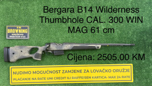 Bergara B14 Wilderness Thumbhole CAL. 300 WIN MAG 61 cm