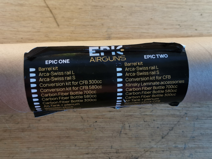 Komplet cevi EPIC TWO 6,35 mm (0,25"), CZ 550 mm cev bez prigušivača