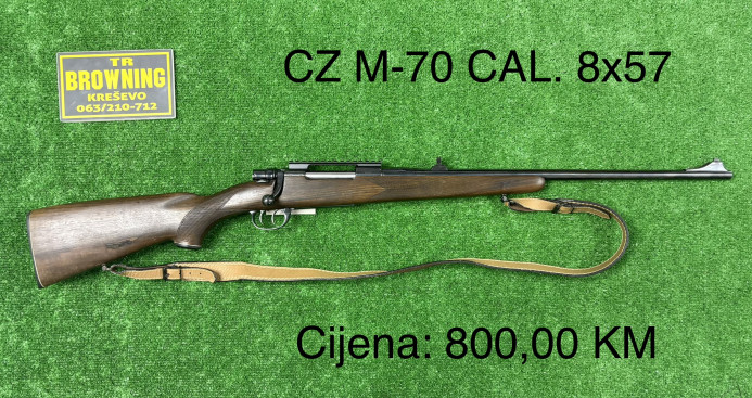 CZ M-70 CAL. 8x57 + šina