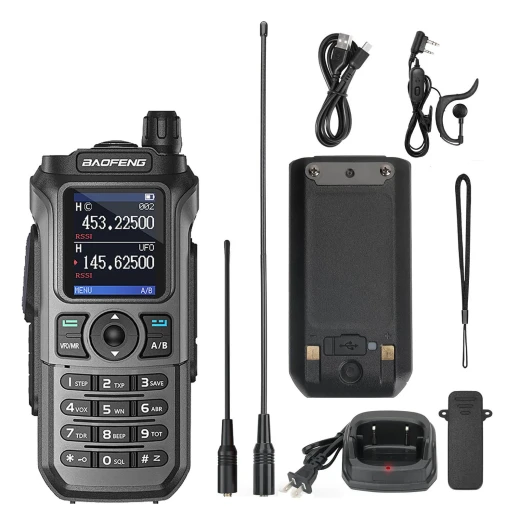 Radio stanica BAOFENG UV-21R (orange/zelena/siva)