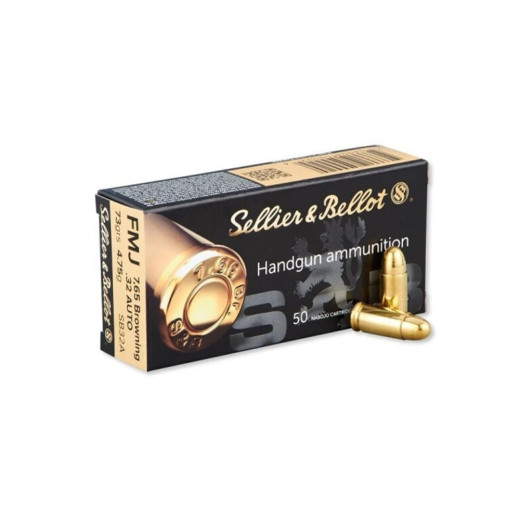 Metak pištoljski SB 7.65 Browning FMJ 73gr 4.75g