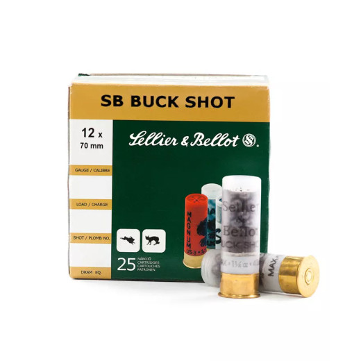 Metak sačma SB 12x70 Buck Shot 36gr 4.5mm
