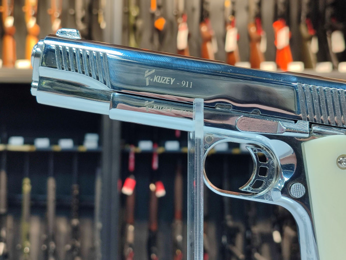 SIGNALNI PIŠTOLJ KUZEY ARMS 911 CHROME BLANK 9mm (P.A.K)