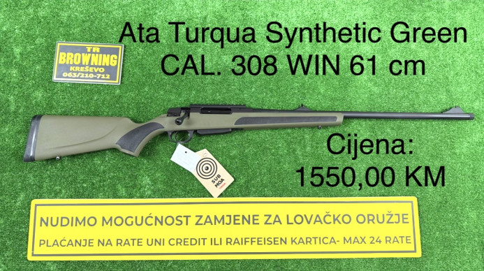 Ata Turqua Synthetic Green CAL. 308 WIN 61 cm