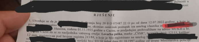 Lovacka puska čssr 12mm