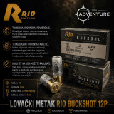 LOVAČKI METAK RIO 12/70 BUCKSHOCK 12P 7,4mm