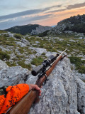 Karabin crvena zastava 7x64 i optika Hawke vantage 3x12x56