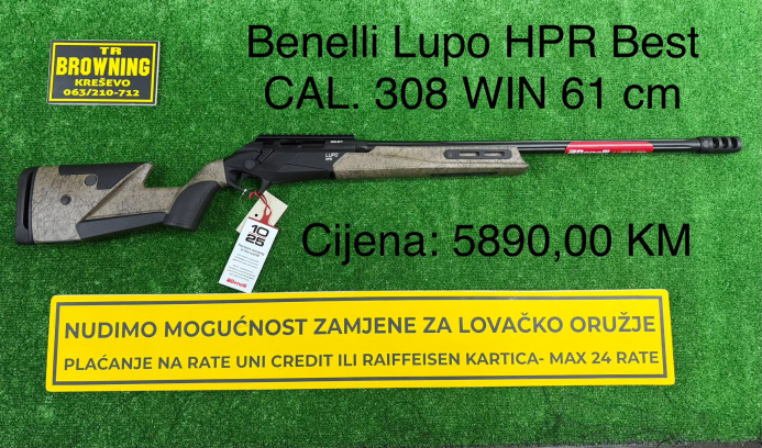 Benelli Lupo HPR Best CAL. 308 WIN 61 cm