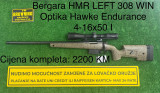 Bergara HMR Left CAL. 308 WIN + optika Hawke Endurance 4-16x50i