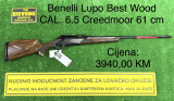 Benelli Lupo Best Wood CAL. 6.5 Creedmoor 61 cm