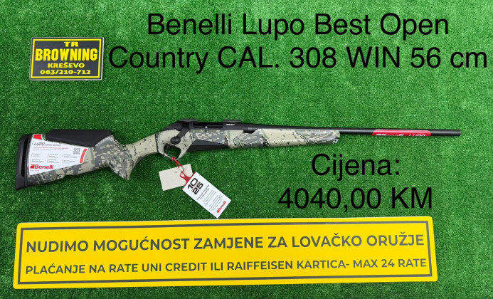 Benelli Lupo Best Open Country CAL. 308 WIN 56 cm