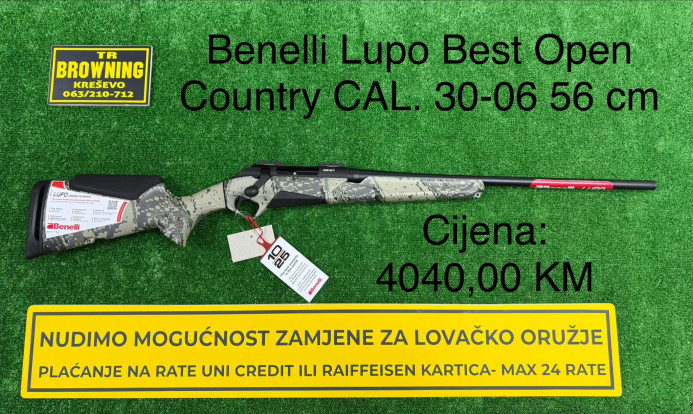 Benelli Lupo Best Open Country CAL. 30-06 56 cm