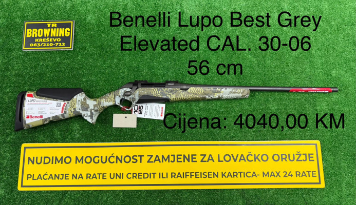 Benelli Lupo Best Grey Elevated CAL. 30-06 56 cm