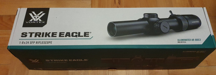 Optika Vortex Strike Eagle 1-8x24 sa osvjetljenom končanicom