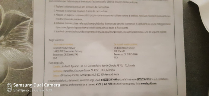Optika Leupold vx 3i