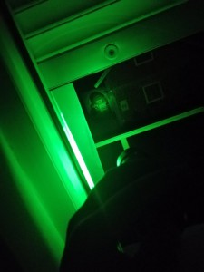 Lovačka lampa zelena