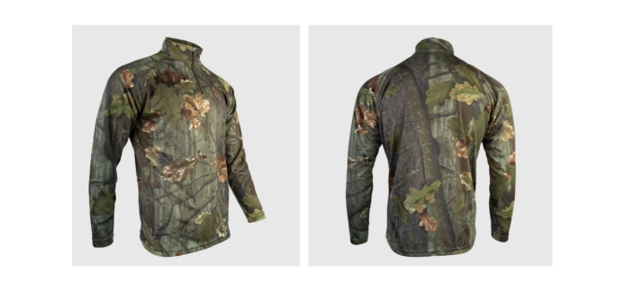 thumbnail image 2 of Jack Pyke Armour Top Digicam Baselayer Shirt - Quarter Zip, Polyester, Unisex 2 of 4