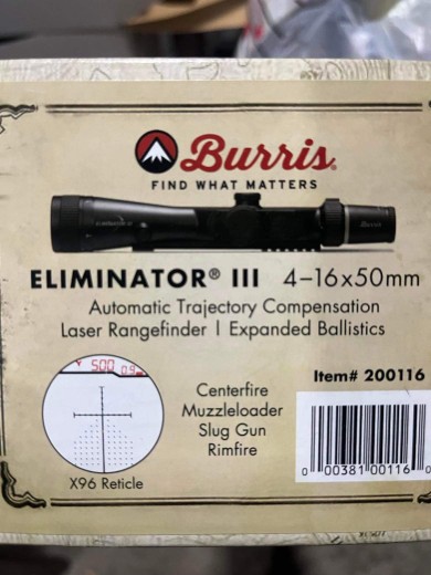 Optika burris eliminator III 4-16x50mm